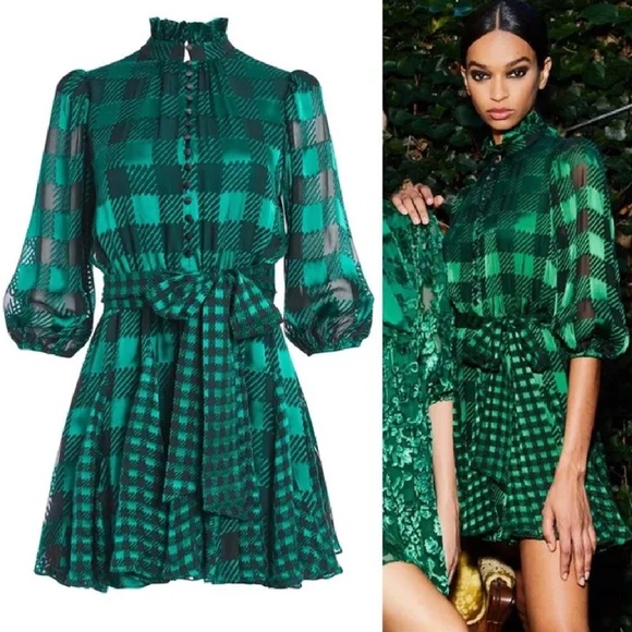 Alice + Olivia Dresses & Skirts - Alice and Olivia “Mina Puff Sleeve Mini Dress”